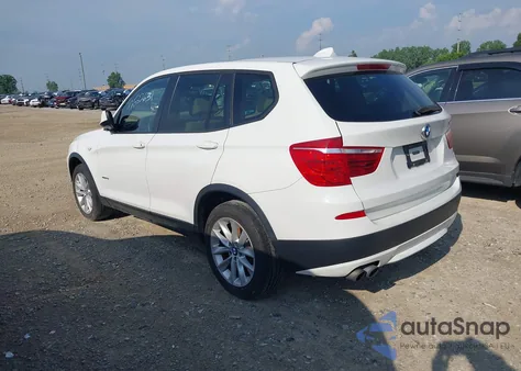 2013 BMW X3 xDrive28I из США, поврежденный, VIN 5UXWX9C54D0A15206